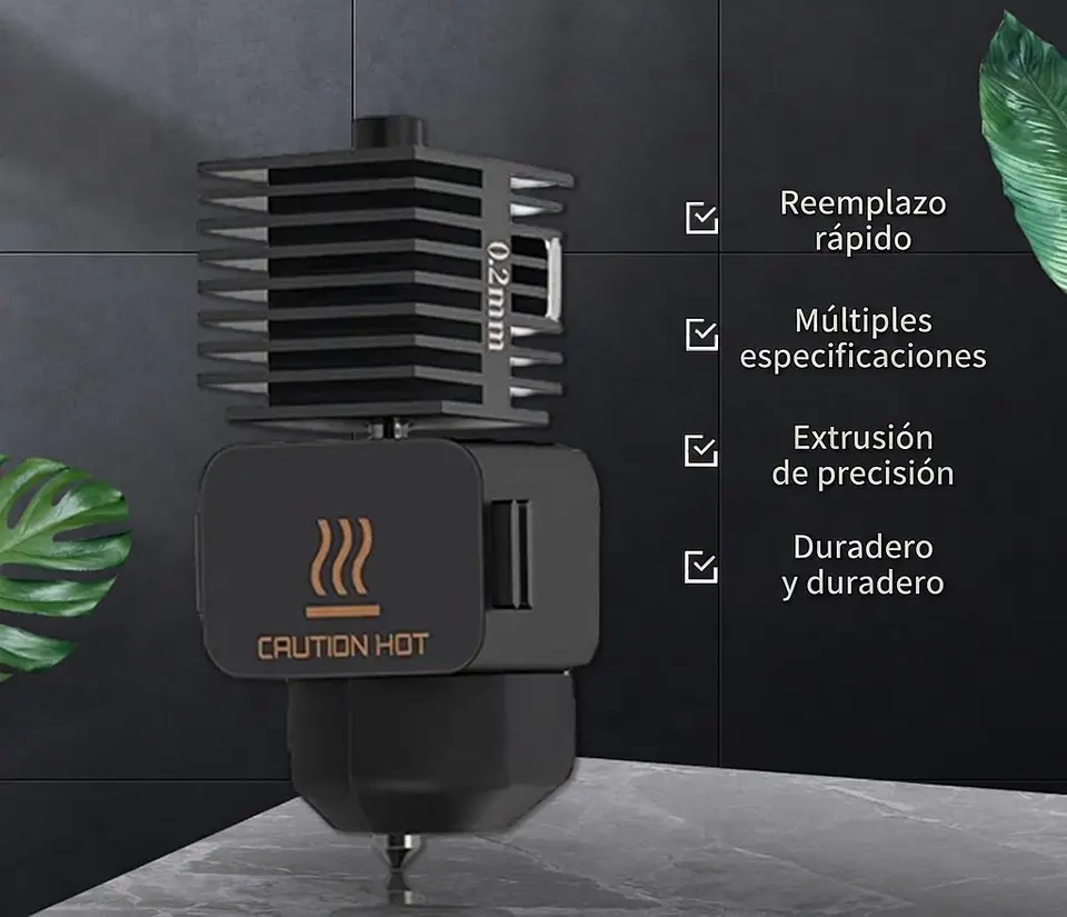 Boquilla Acero Endurecido para Bambu Lab A1/A1 Mini/A2L (0.2/0.4/0.6/0.8mm) 3
