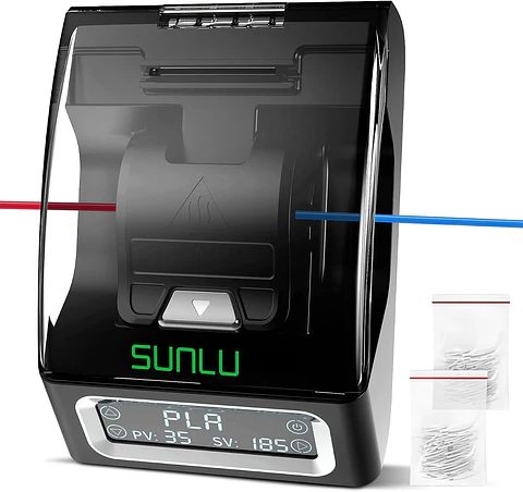 Conector de Filamento SUNLU 1.75mm con 400 Fundas PTFE (PLA, PETG, ABS, TPU, Nylon)