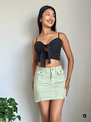 Mini Falda - Verde Pastel 