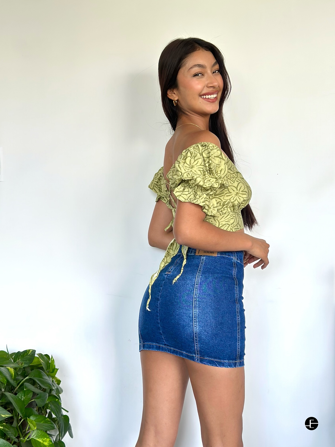 Mini Falda Clásica - Azul  2