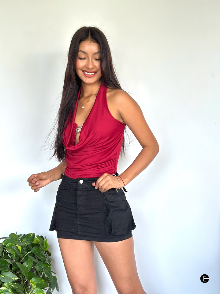 Falda Short Con Regulador 2 piezas - Negro 1