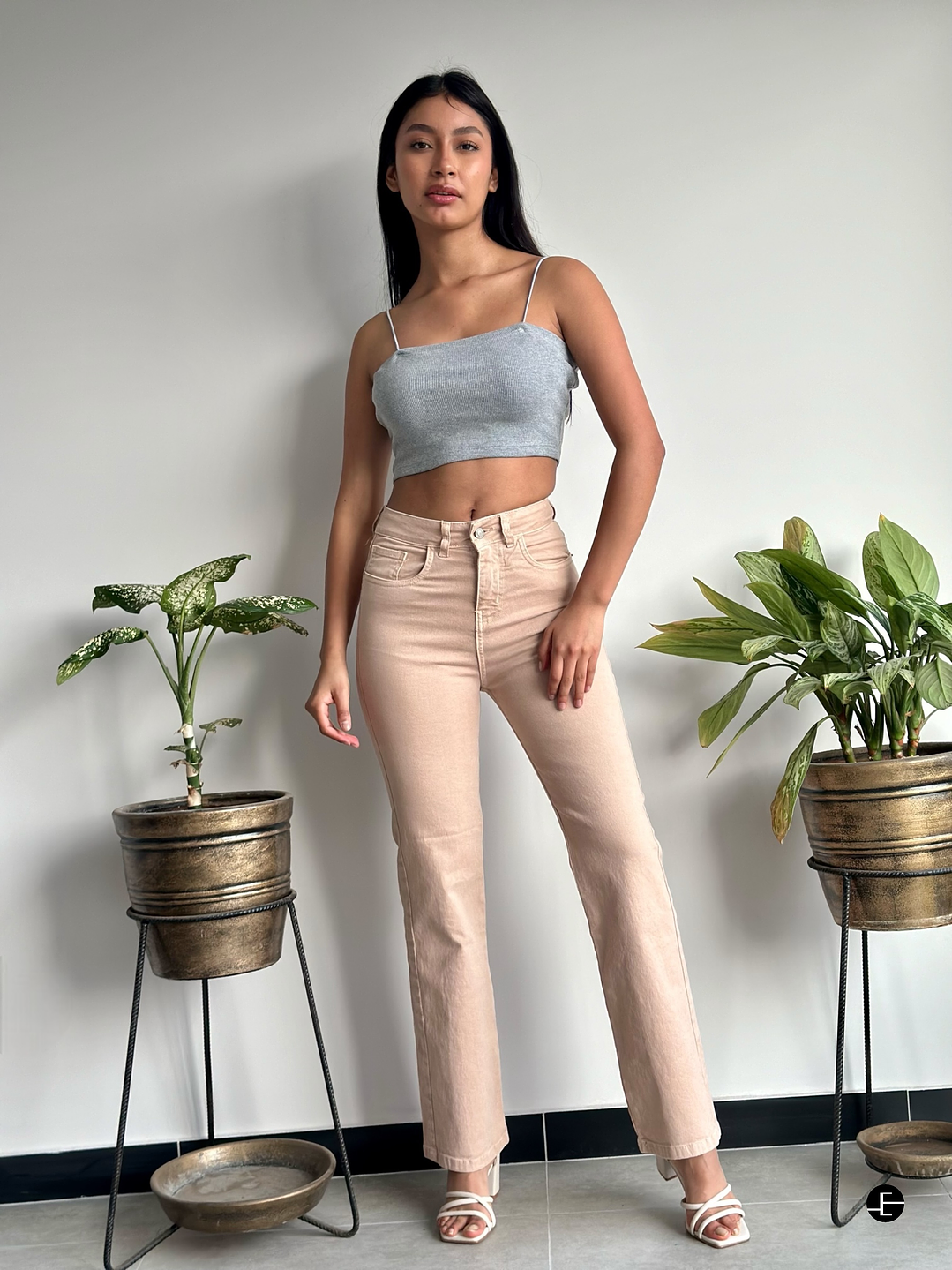 Pantalón Baggy - Beige  1