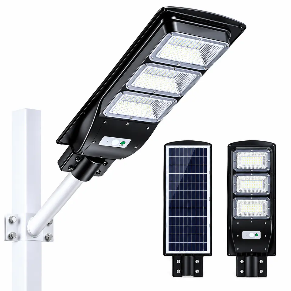 LAMPARA CON PANEL SOLAR 1