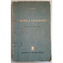 Crónica Literaria. Literatura Francesa. Alone (Hernán Díaz Arrieta)