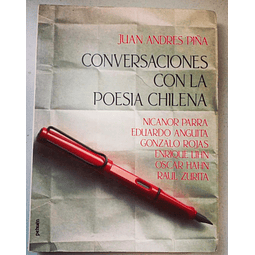 Conversaciones con la Poesía Chilena. Juan Andrés Piña. 