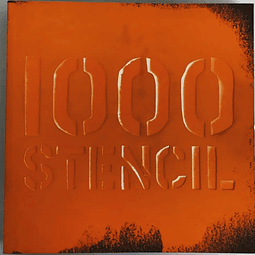 1000 Stencil. Argentina Graffiti. 
