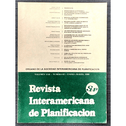 Revista Inteamericana de Planificación 1988