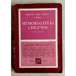 Hernán Díaz Arrieta (Alone). Memorialistas chilenos. Crónicas literarias.