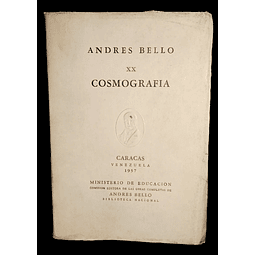 Andrés Bello. Cosmografía y otros escritos de divulgación científica. Obras Completas.