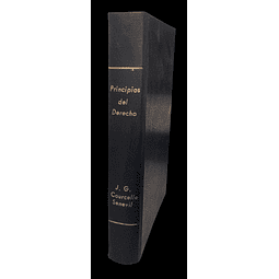 J. G. Courcelle Seneuil | Estudio de los principios del Derecho