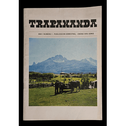 Trapananda. Año I - N°1 Publicación semestral - Enero a Junio 1978. Director Antonio Horvath K.