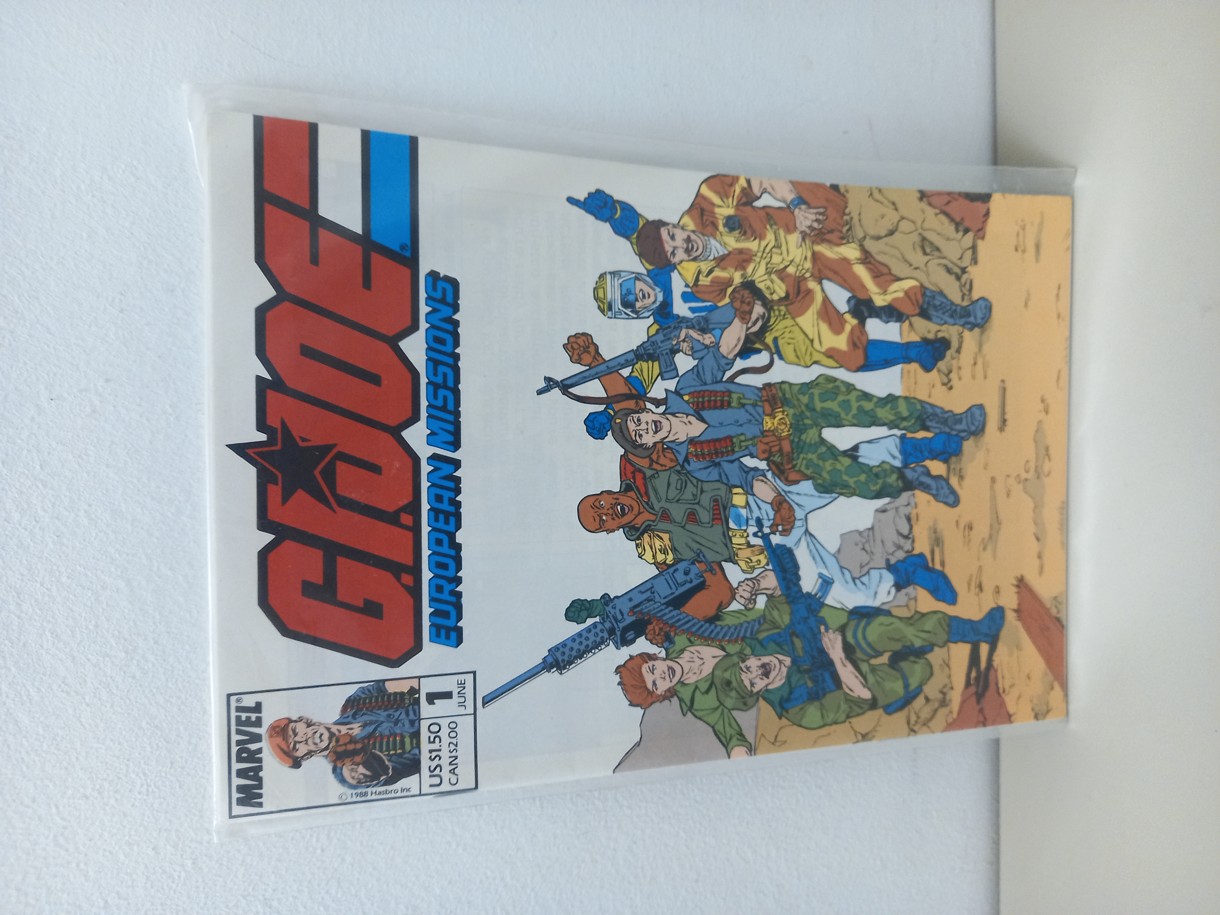 COMIC GI JOE EUROPEAN MISSION