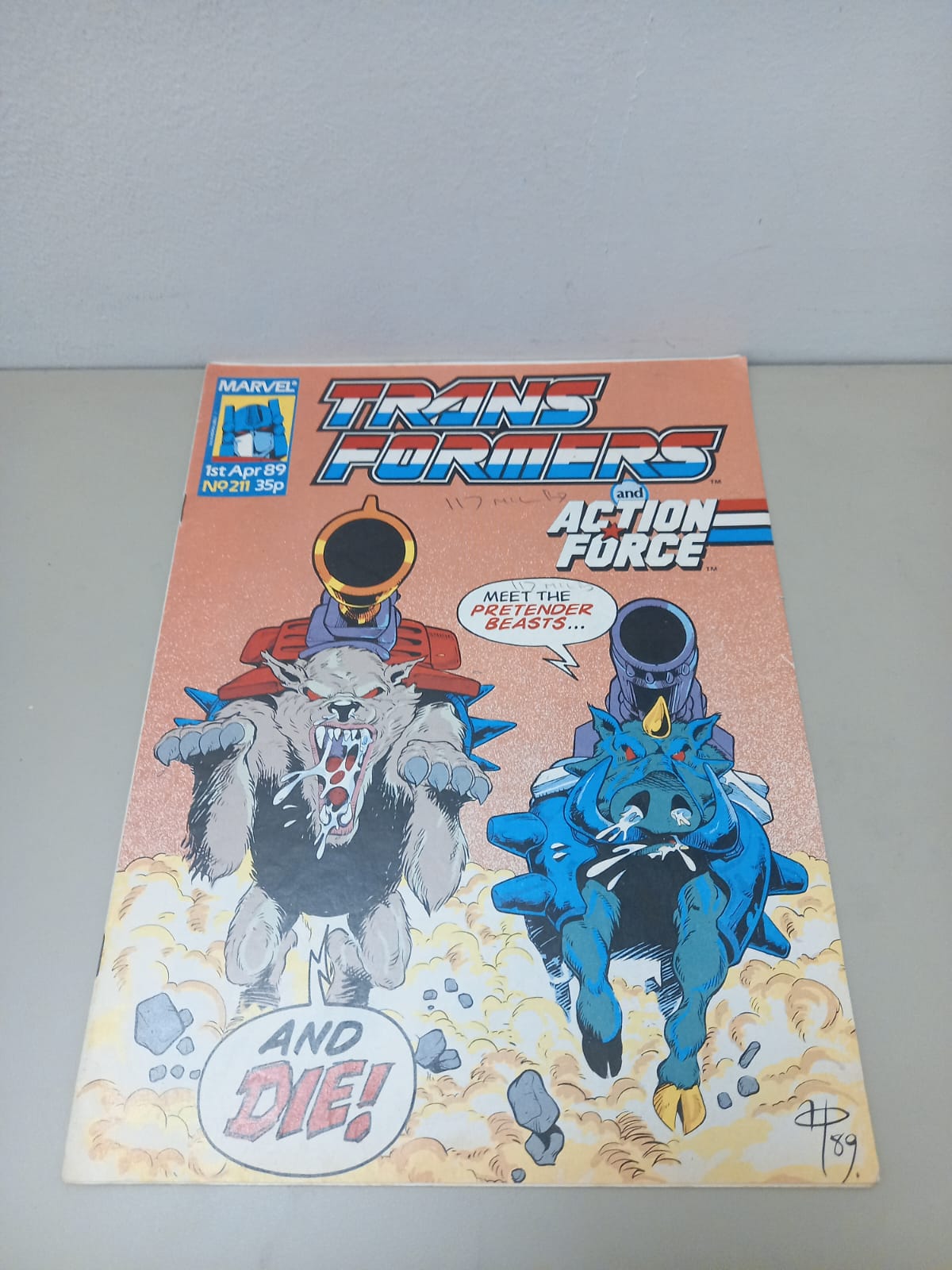 COMIC TRASFORMERS/ACTION FORCE UK