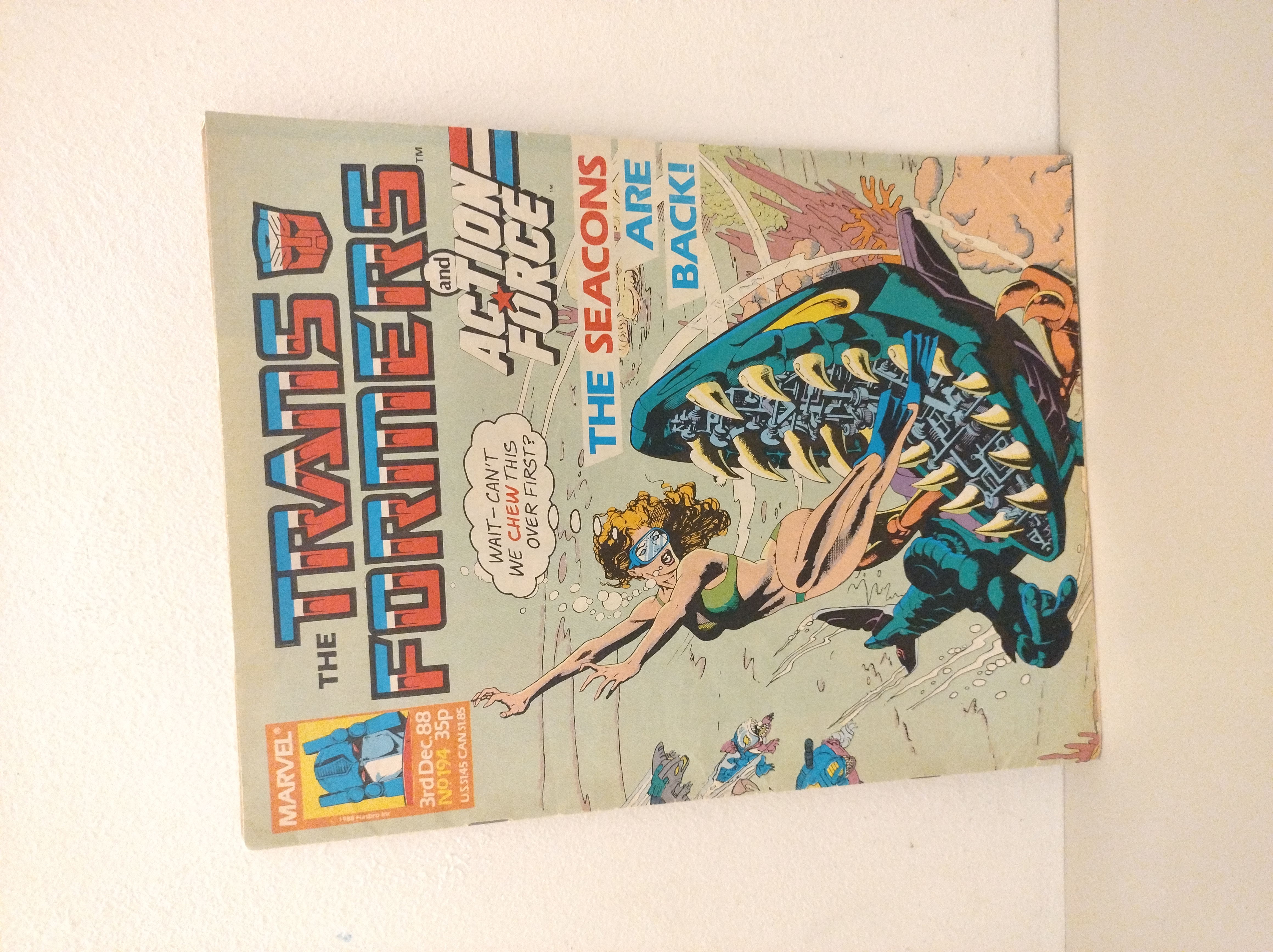 COMIC TRANSFORMERS/ACTION FORCE UK
