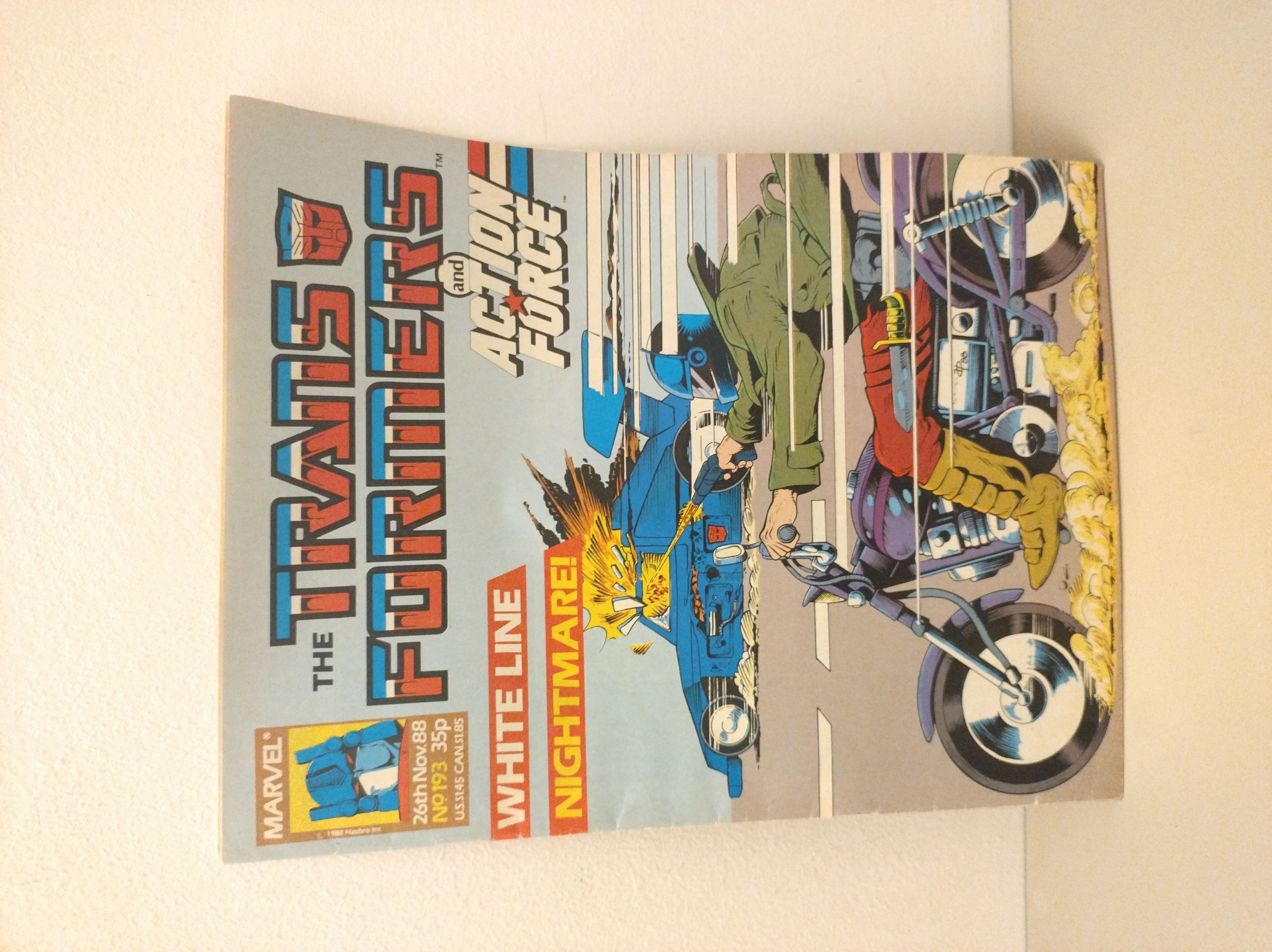COMIC TRANSFORMERS/ACTION FORCE UK