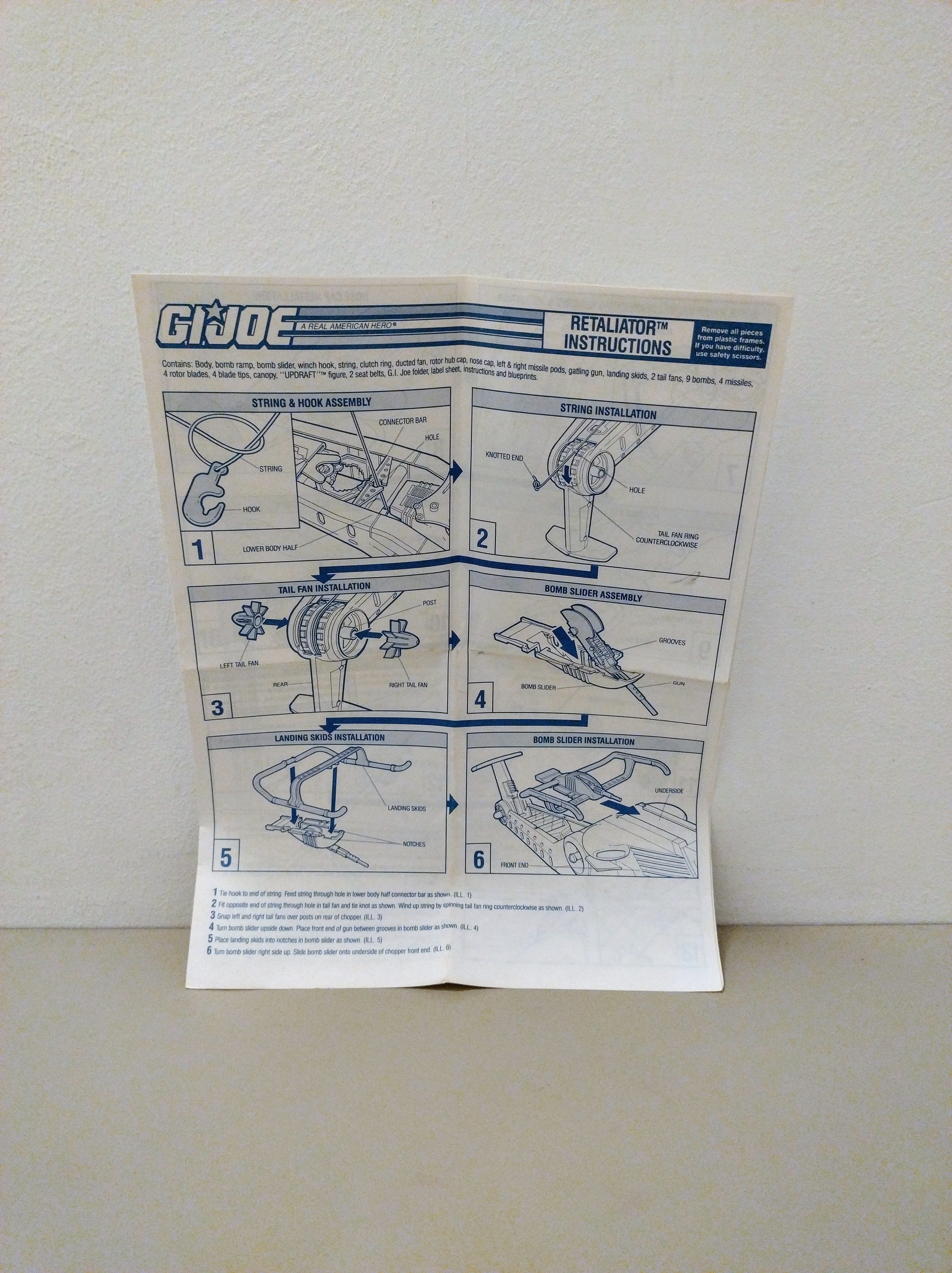 INSTRUCCIONES RETALIATOR