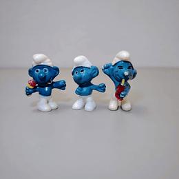 LOTE SMURF KINDER SORPRESA 80'S