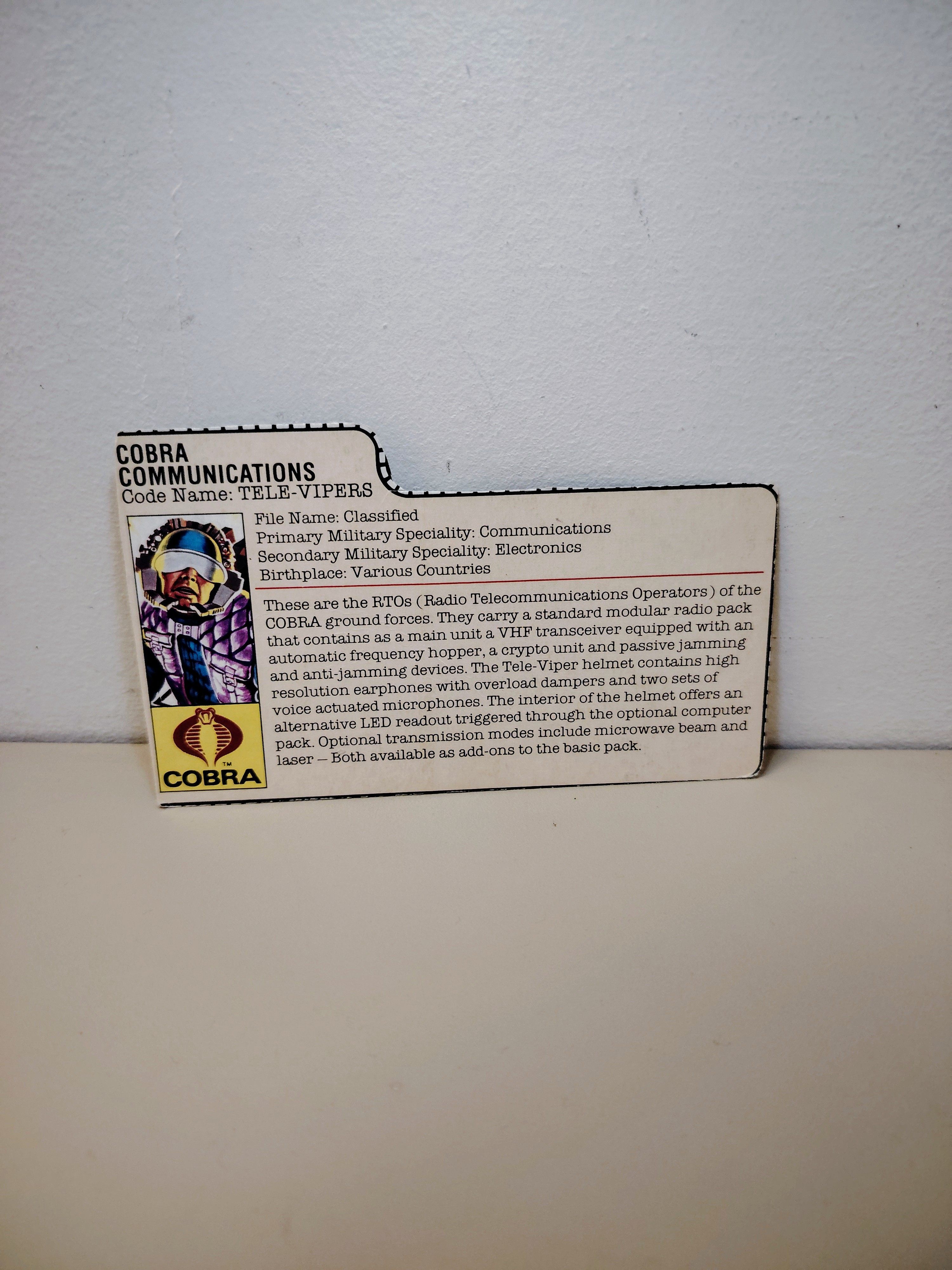 FILECARD TELEVIPER