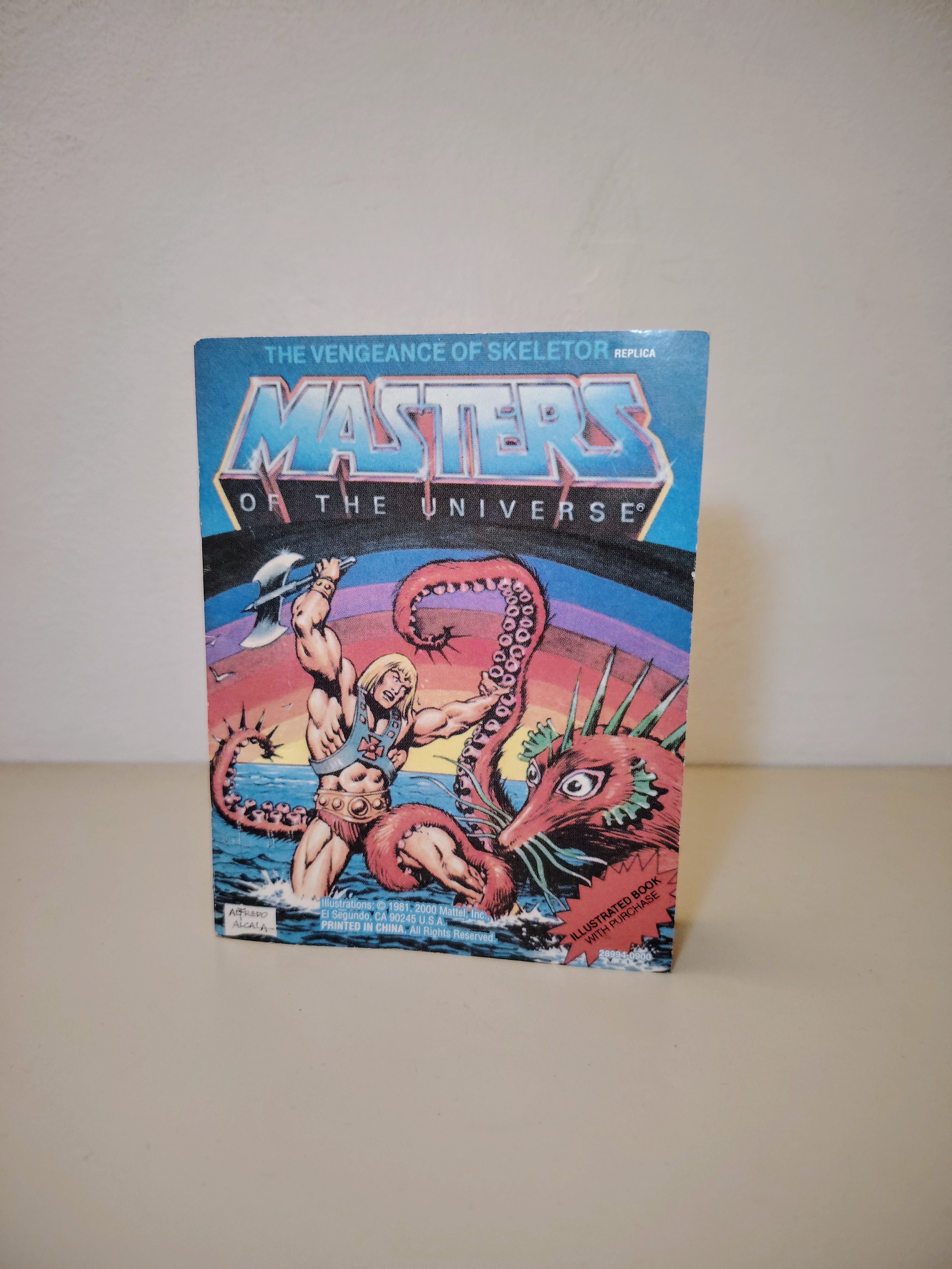 MINI COMIC MOTU REPLICA AÑO 2000