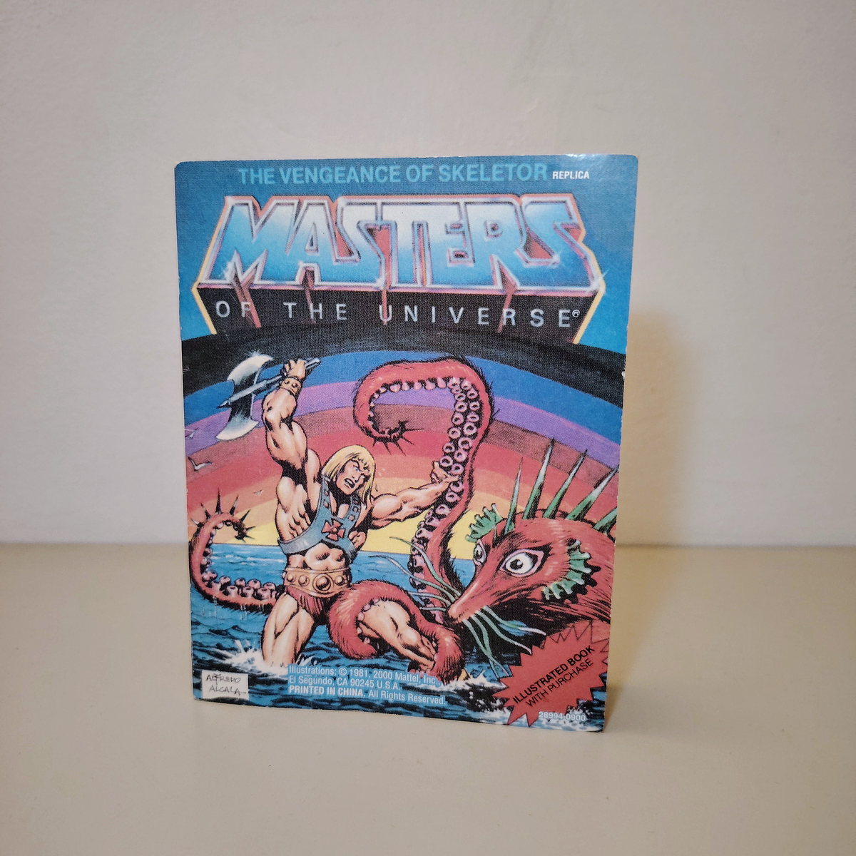 MINI COMIC MOTU REPLICA AÑO 2000