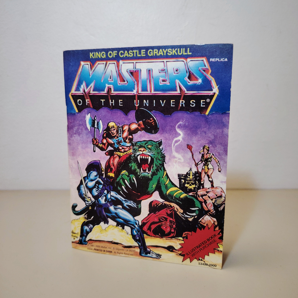 MINI COMIC MOTU REPLICA AÑO 2000