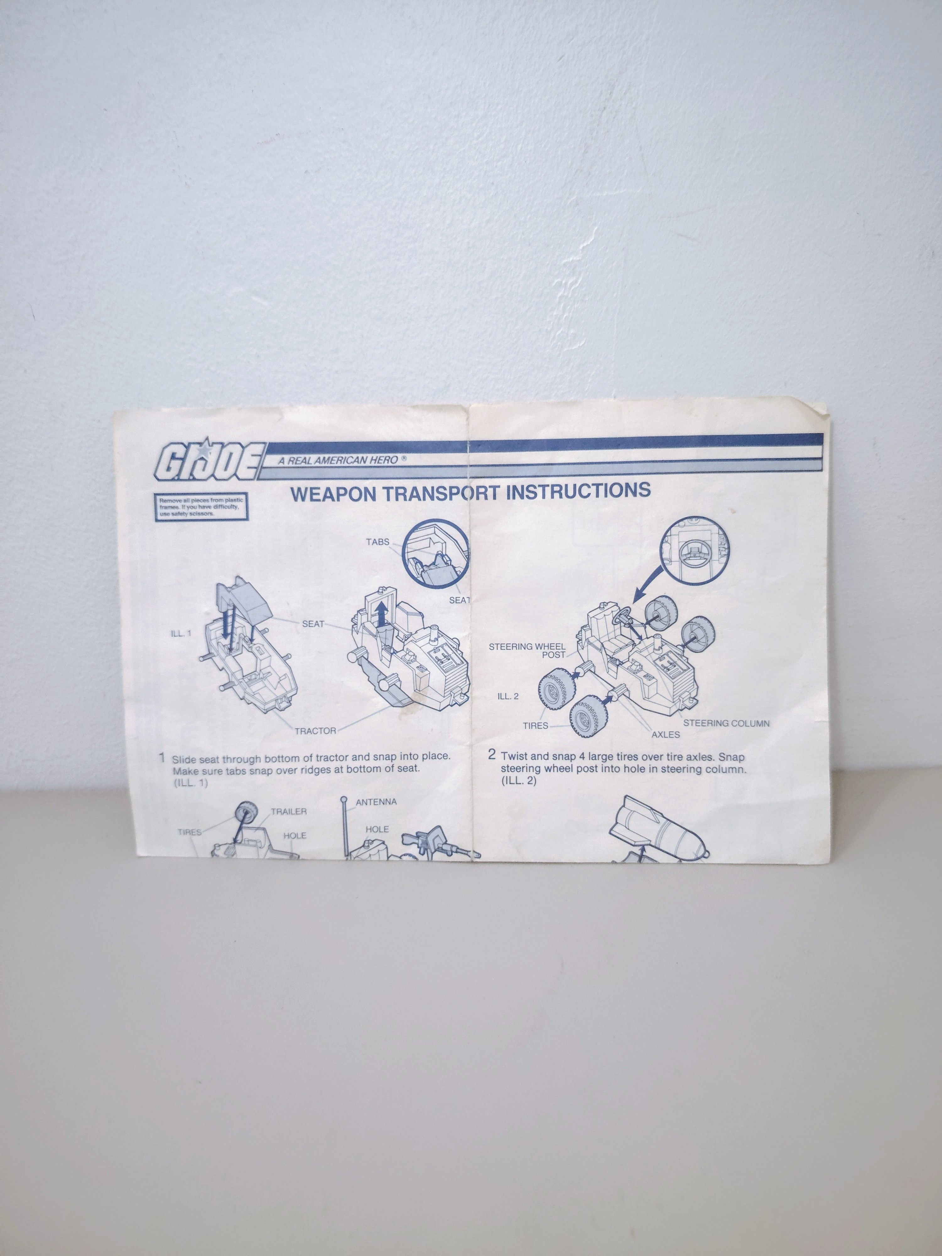 INSTRUCCIONES WEAPON TRANSPORT