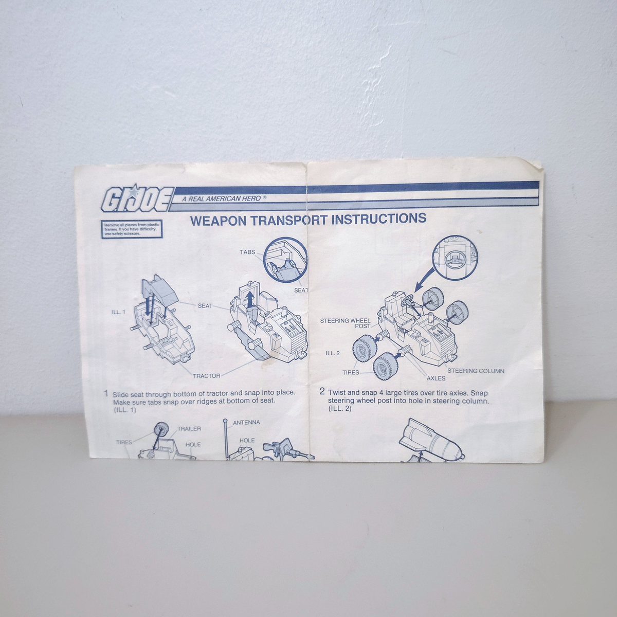 INSTRUCCIONES WEAPON TRANSPORT 