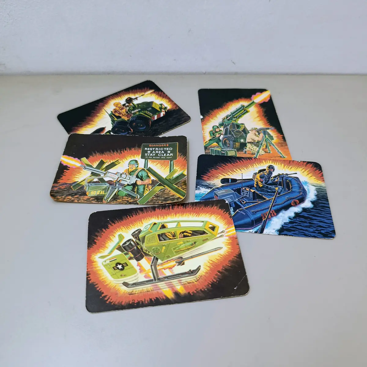LOTE TARJETAS GI JOE VINTAGE