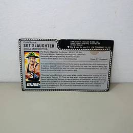 FILECARD SGT SLAUGHTER
