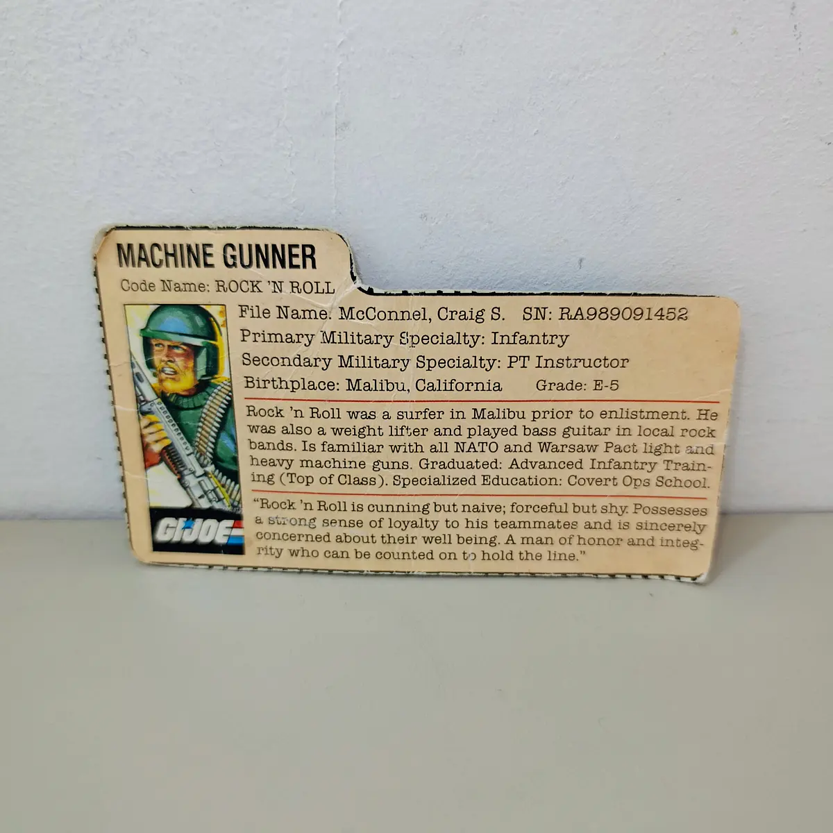 FILECARD ROCK & ROLL