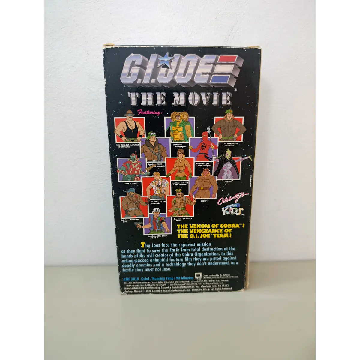VHS GI JOE THE MOVIE
