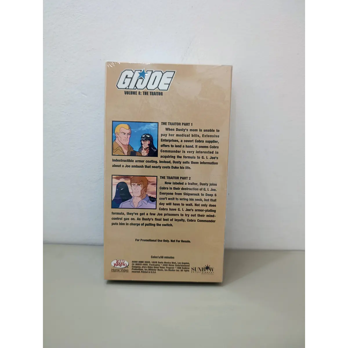 VHS GI JOE THE TRAITOR SELLADO