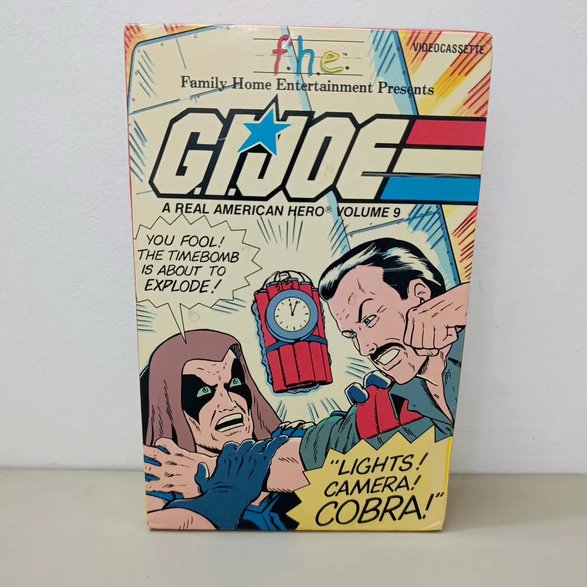 VHS GI JOE LIGHTS, CAMARA, COBRA.