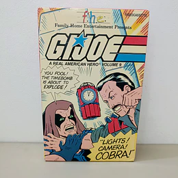 VHS GI JOE LIGHTS, CAMARA, COBRA.