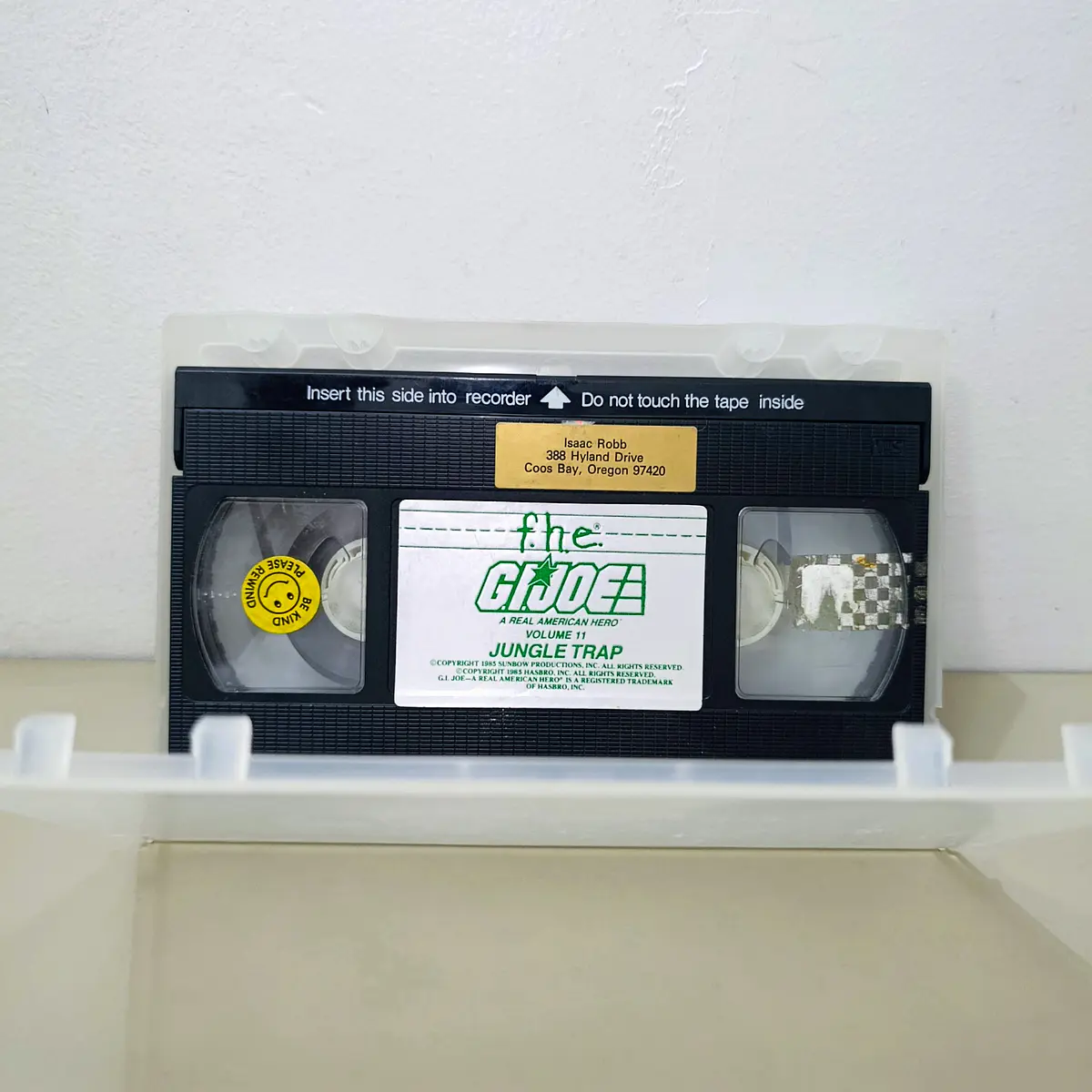 VHS GI JOE JUNGLE TRAP