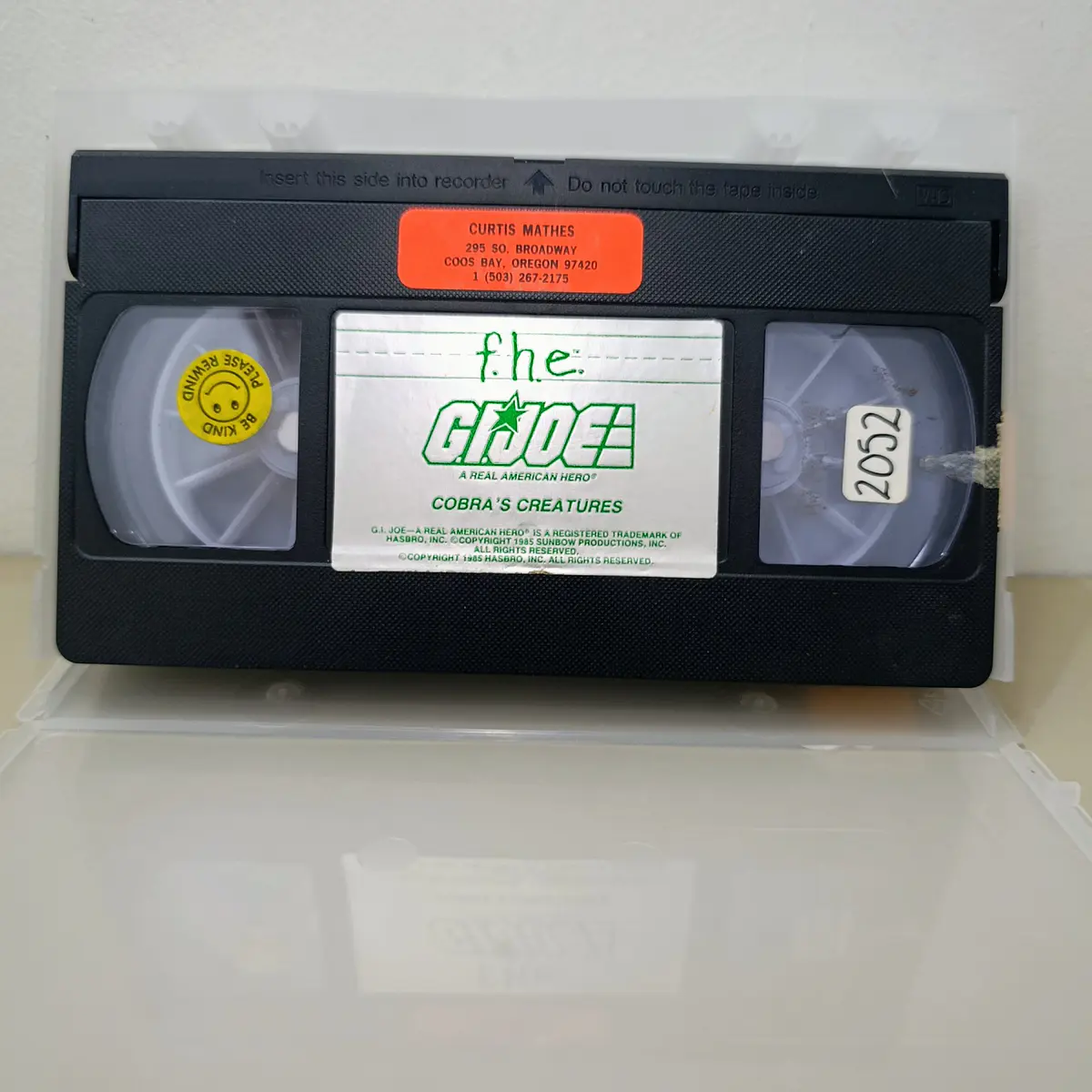 VHS GI JOE COBRA CREATURES