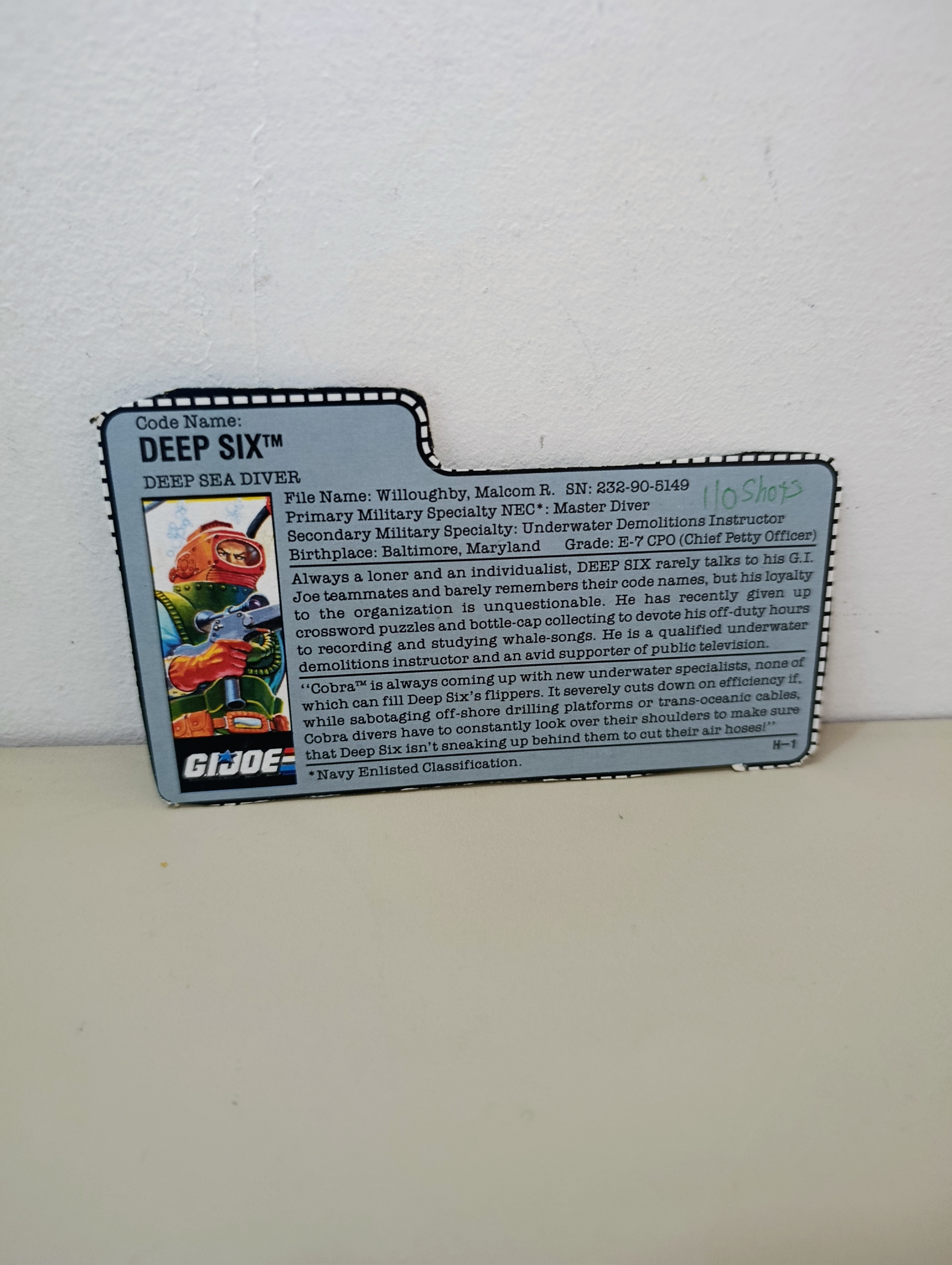 FILECARD DEEPSIX