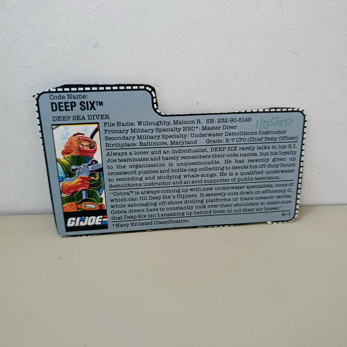 FILECARD DEEPSIX