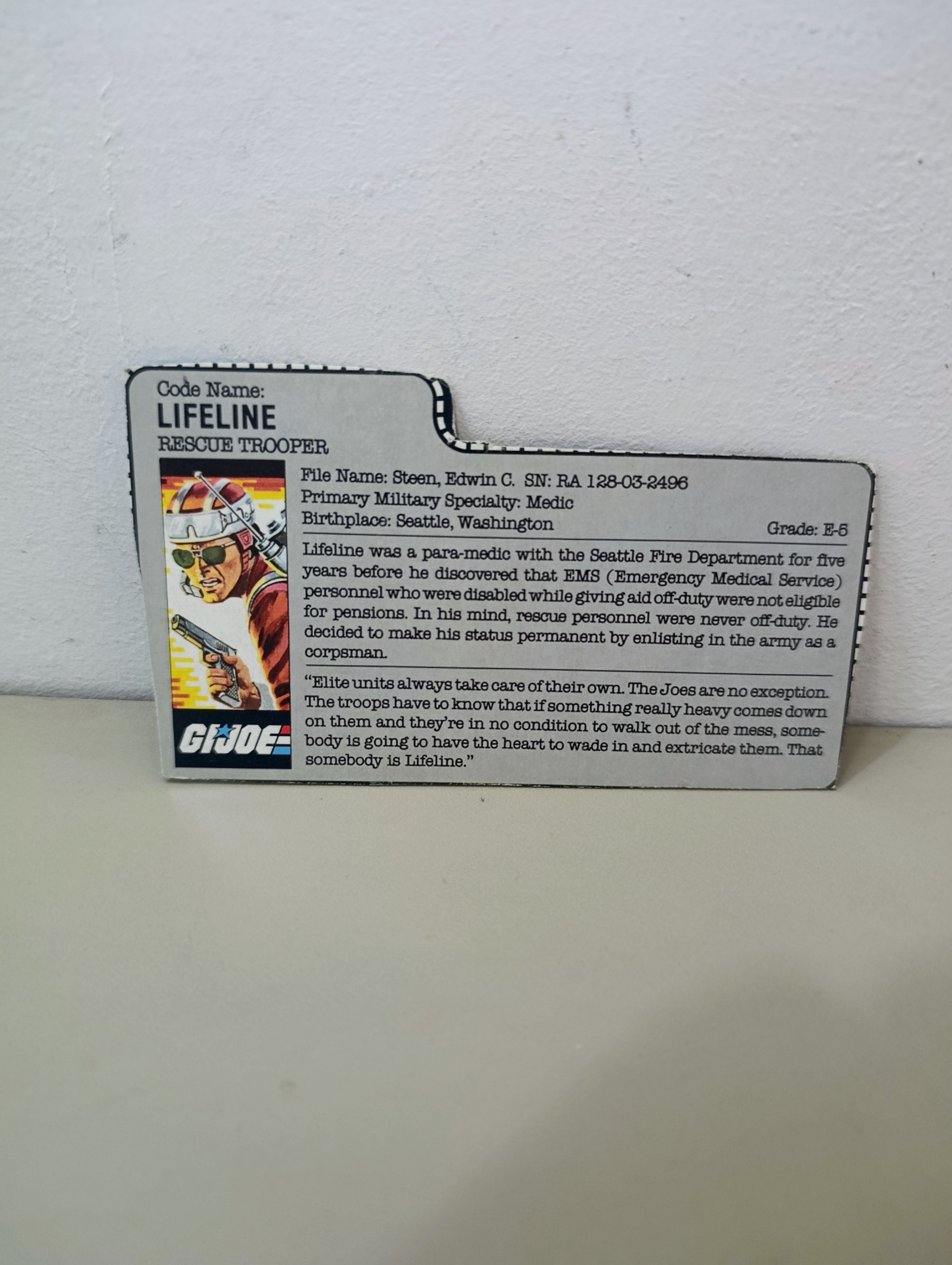 FILECARD LIFELINE