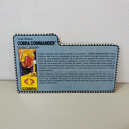 FILECARD COBRA COMMANDER