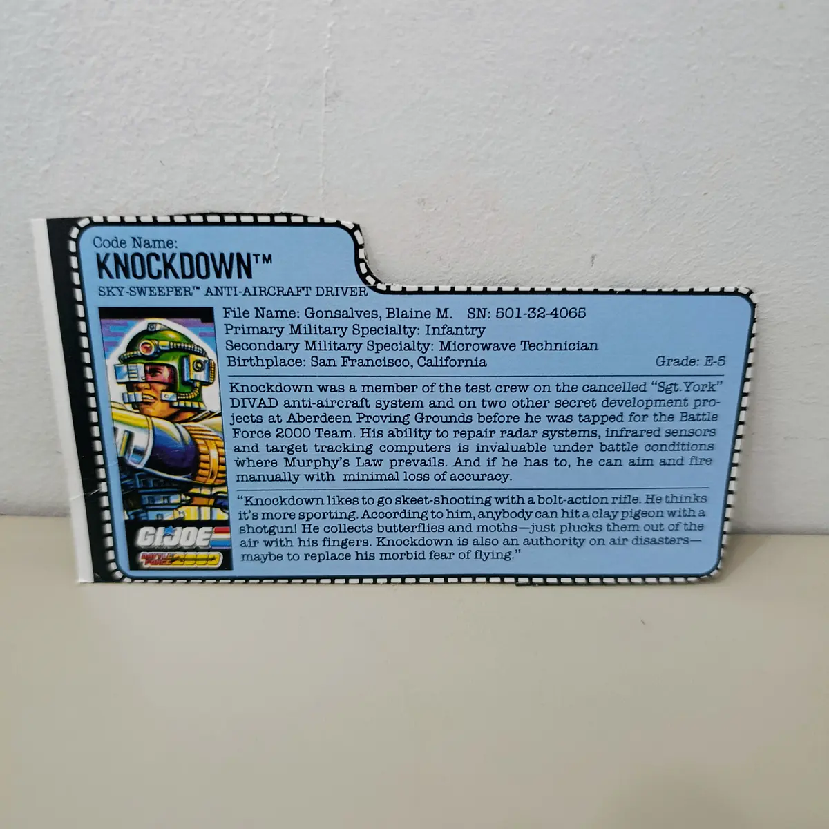 FILECARD KNOCK