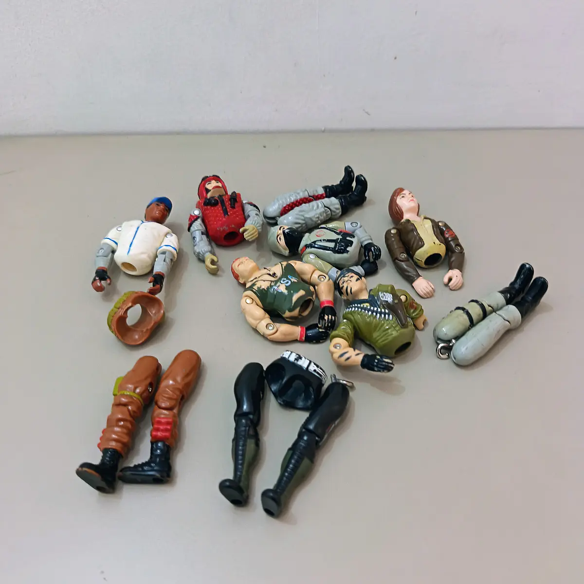 LOTE PIEZAS GI JOE