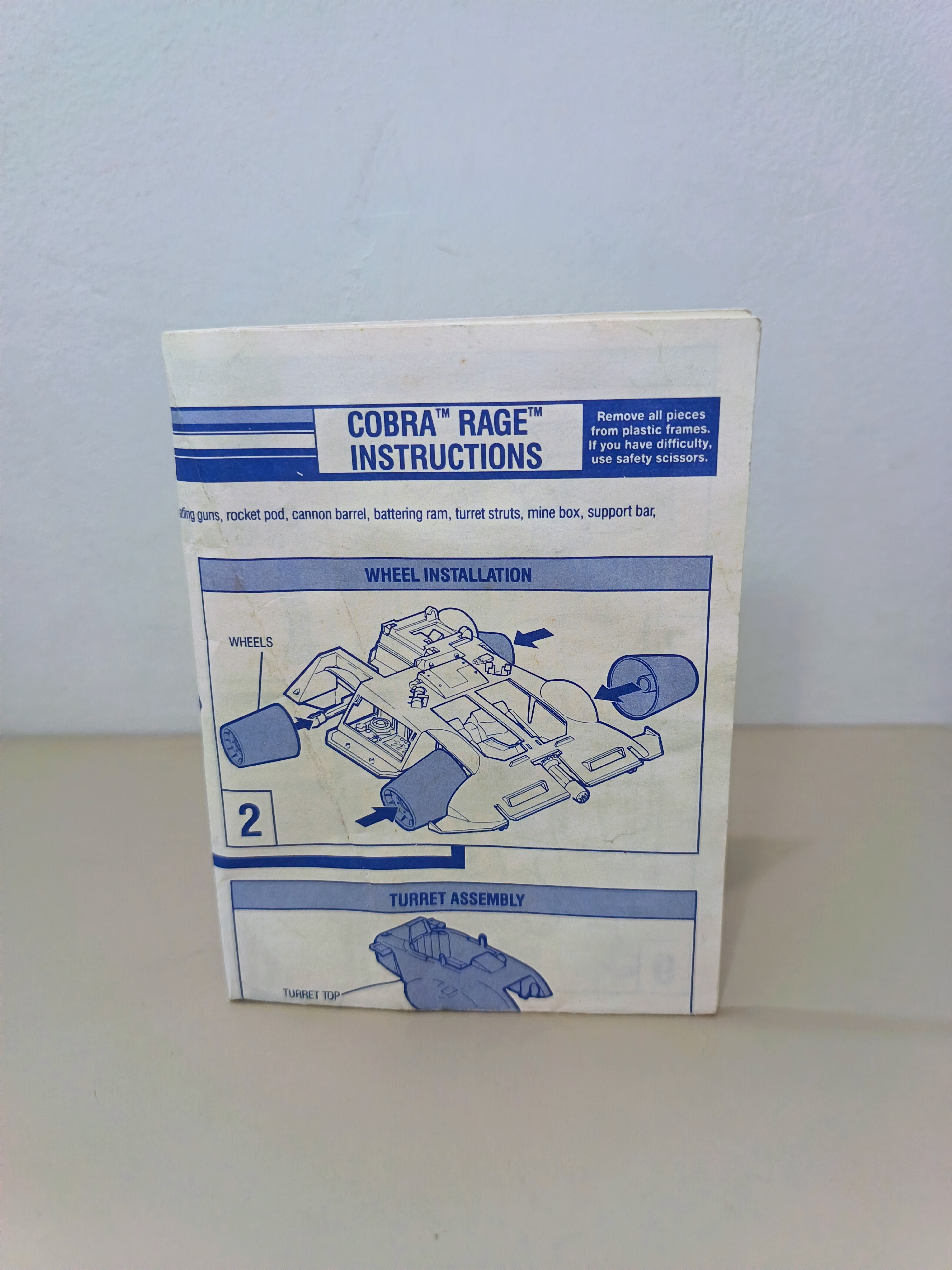 INSTRUCCIONES COBRA RAGE