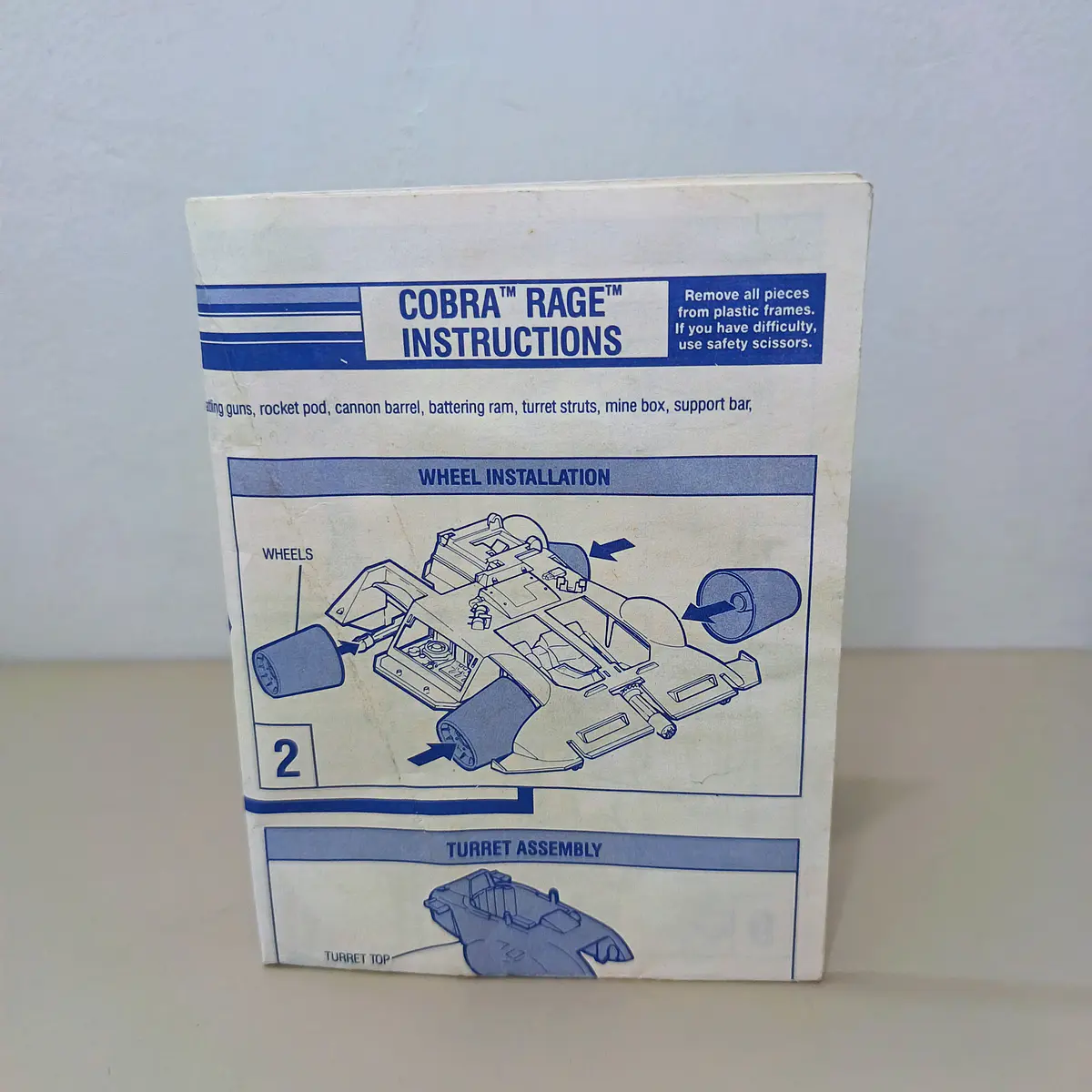 INSTRUCCIONES COBRA RAGE