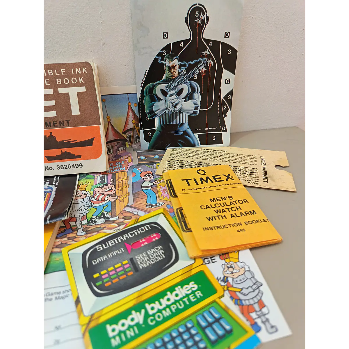 LOTE PAPELERÍA 80s