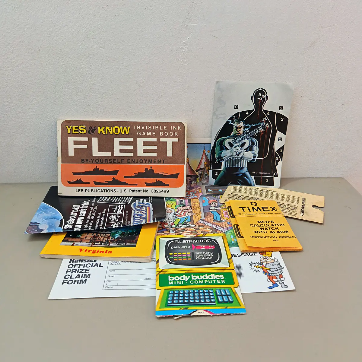 LOTE PAPELERÍA 80s