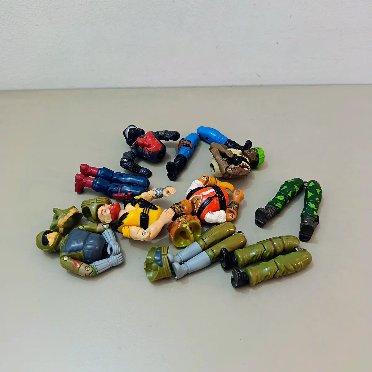 LOTE PIEZAS GI JOE