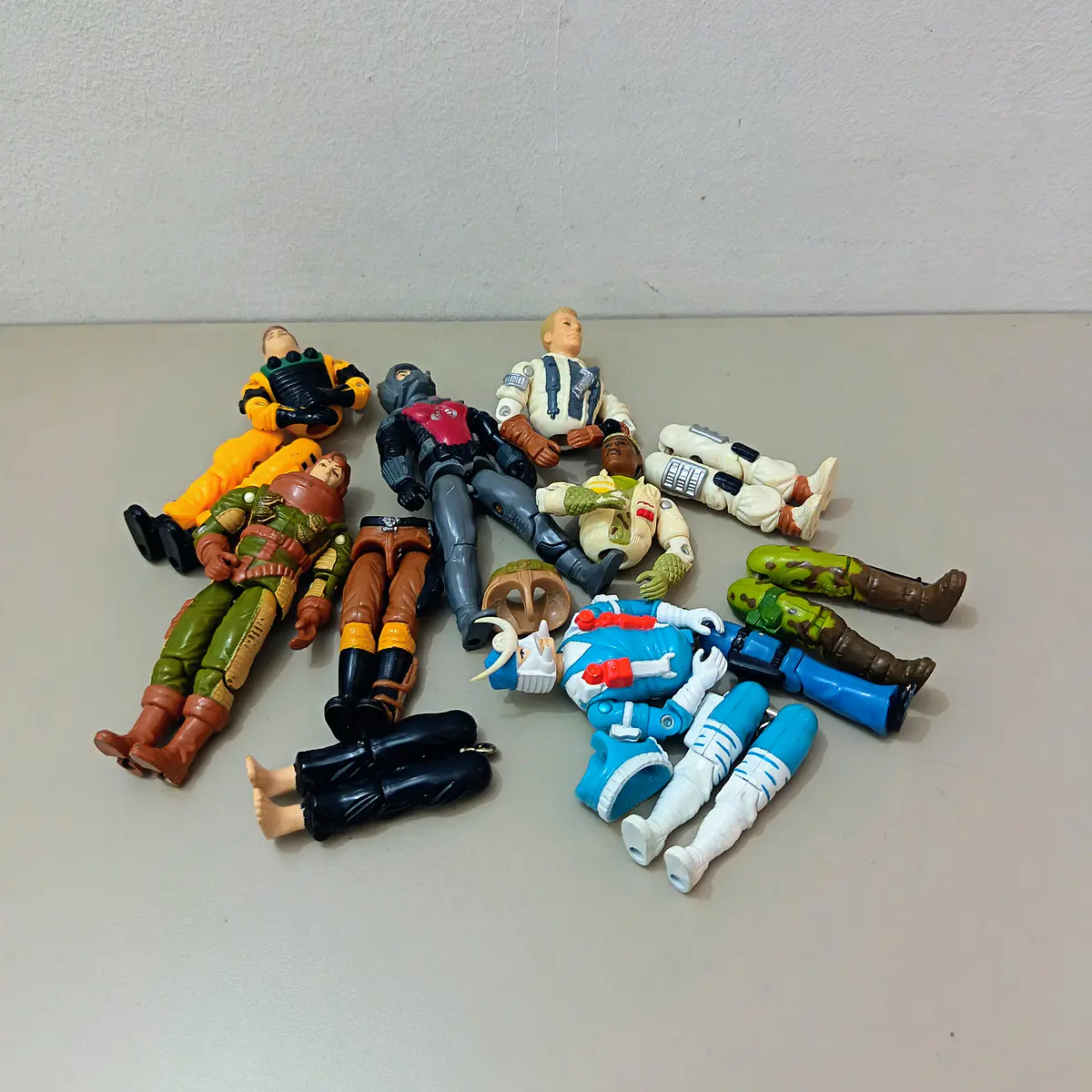 LOTE PIEZAS GI JOE