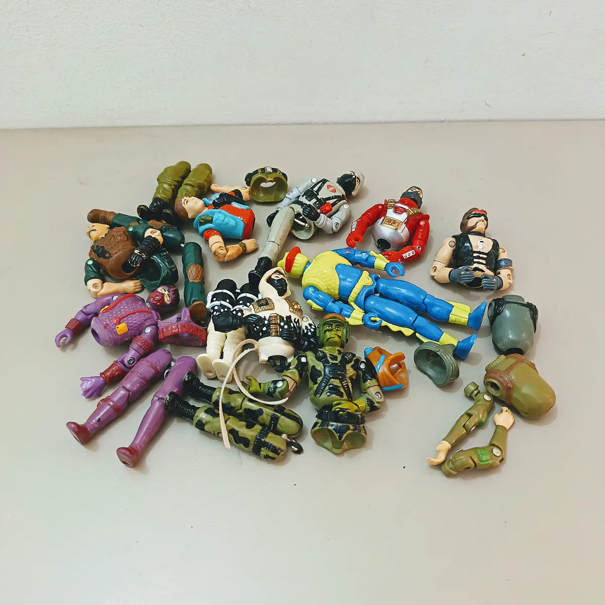 LOTE PIEZAS GI JOE