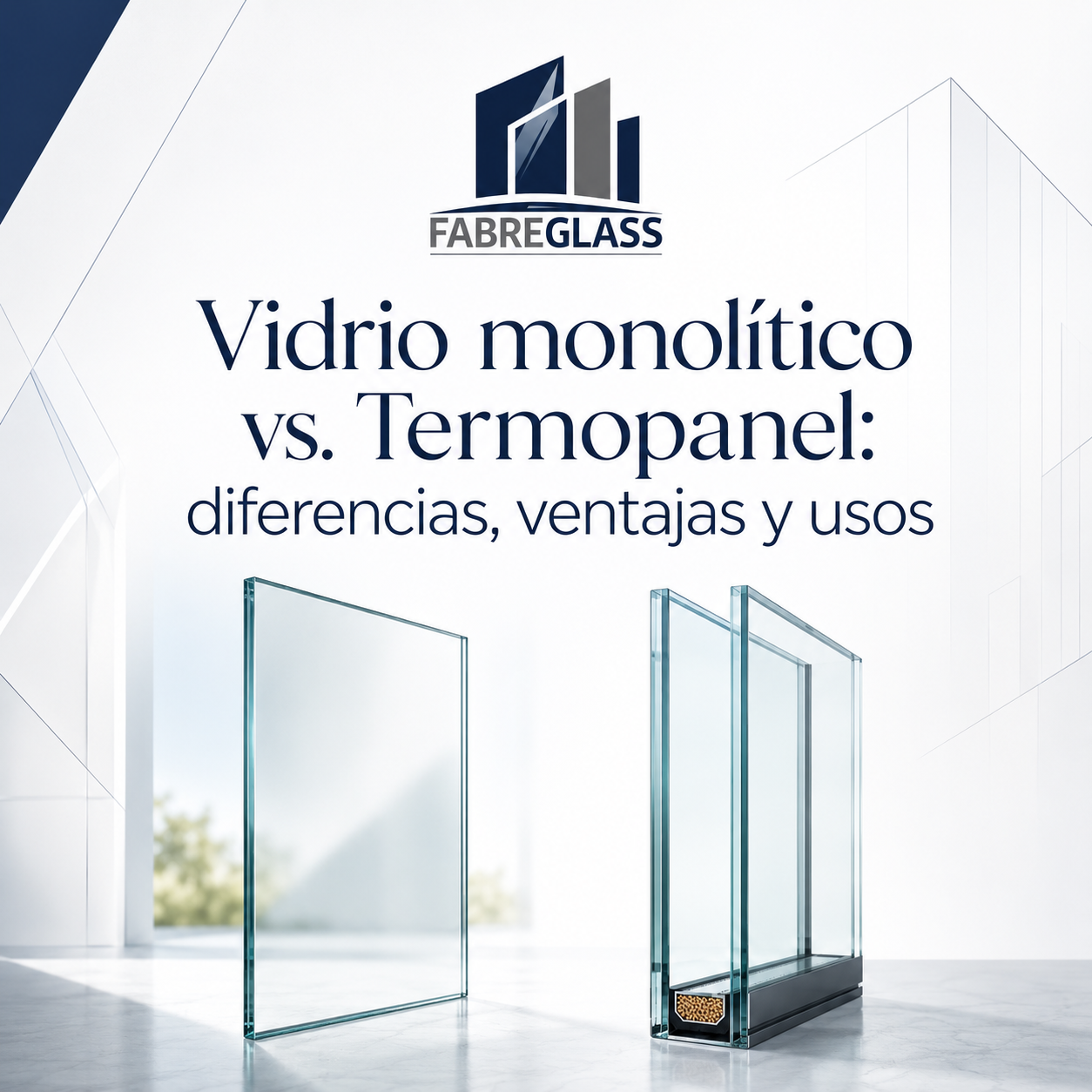 ¿Conoces las diferencias entre el vidrio monolítico y el termopanel?